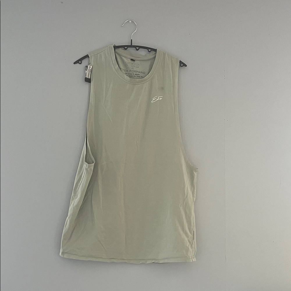 Men's Ever Forward Green Tank Top Size Medium